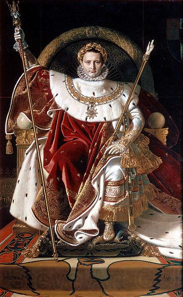 Jean-Auguste Dominique Ingres Napoleon on his Imperial throne